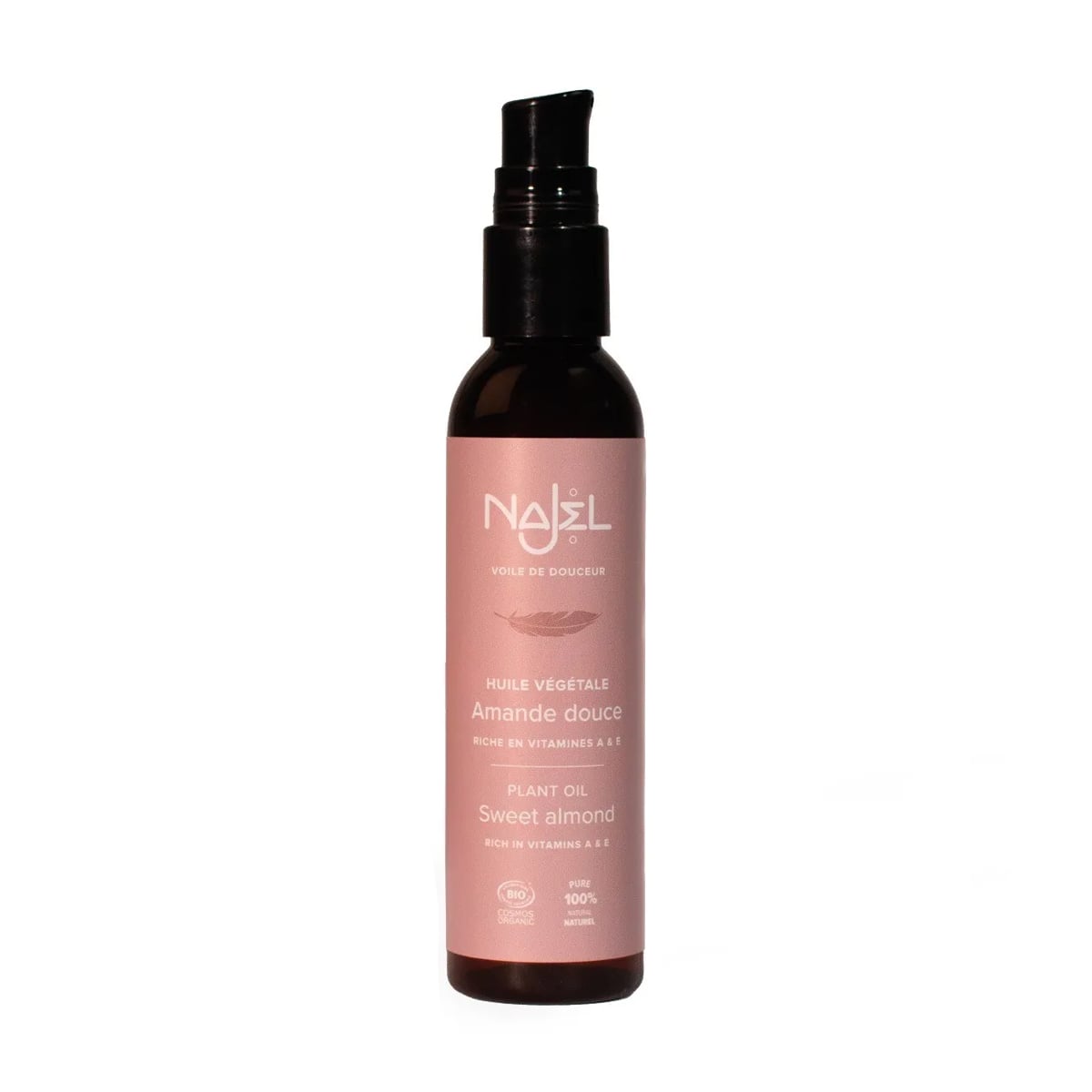 Уцінка! Органічна олія солодкого мигдалю для обличчя та волосся Najel Sweet Almond Oil, 80 мл